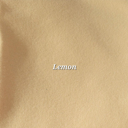 Wool flannel lemon yellow
